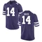 Men's Game Jemyri Davis Kansas State Wildcats Football College Jersey - Purple