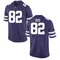 Men's Game Quenton Rice Kansas State Wildcats Football College Jersey - Purple