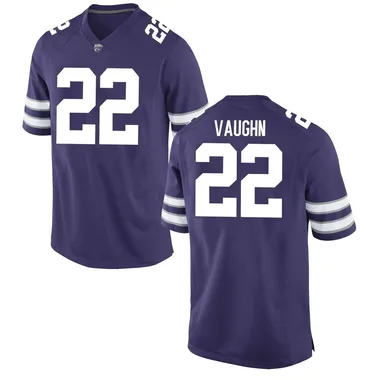 Men's Replica Deuce Vaughn Kansas State Wildcats Football College Jersey - Purple