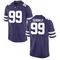 Men's Replica Uso Seumalo Kansas State Wildcats Football College Jersey - Purple