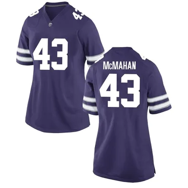Women's Game Kaden McMahan Kansas State Wildcats Football College Jersey - Purple