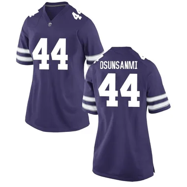 Women's Game Tobi Osunsanmi Kansas State Wildcats Football College Jersey - Purple