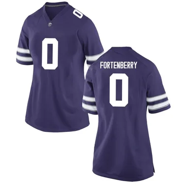 Women's Replica Amarion Fortenberry Kansas State Wildcats Football College Jersey - Purple