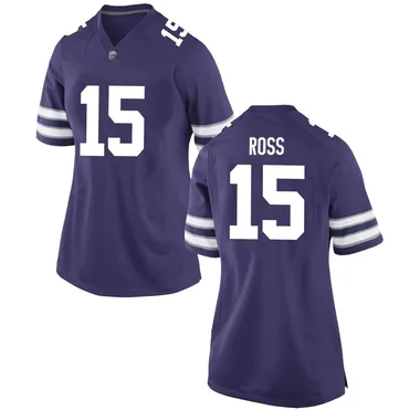 Women's Replica Jayshawn Ross Kansas State Wildcats Football College Jersey - Purple