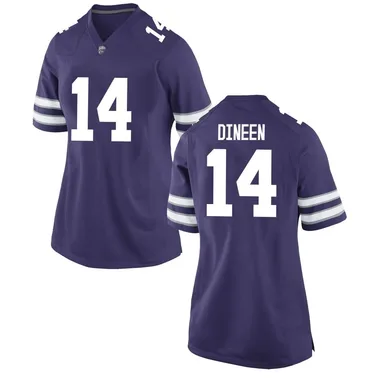 Women's Replica Jet Dineen Kansas State Wildcats Football College Jersey - Purple