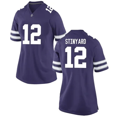 Women's Replica Serious Stinyard Kansas State Wildcats Football College Jersey - Purple