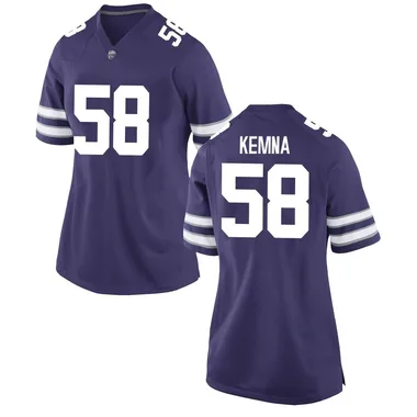 Women's Replica Will Kemna Kansas State Wildcats Football College Jersey - Purple