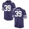 Youth Game Travis Bates Kansas State Wildcats Football College Jersey - Purple