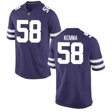 Youth Game Will Kemna Kansas State Wildcats Football College Jersey - Purple