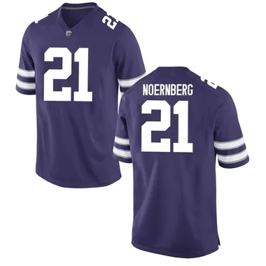 Youth Replica Bryce Noernberg Kansas State Wildcats Football College Jersey - Purple